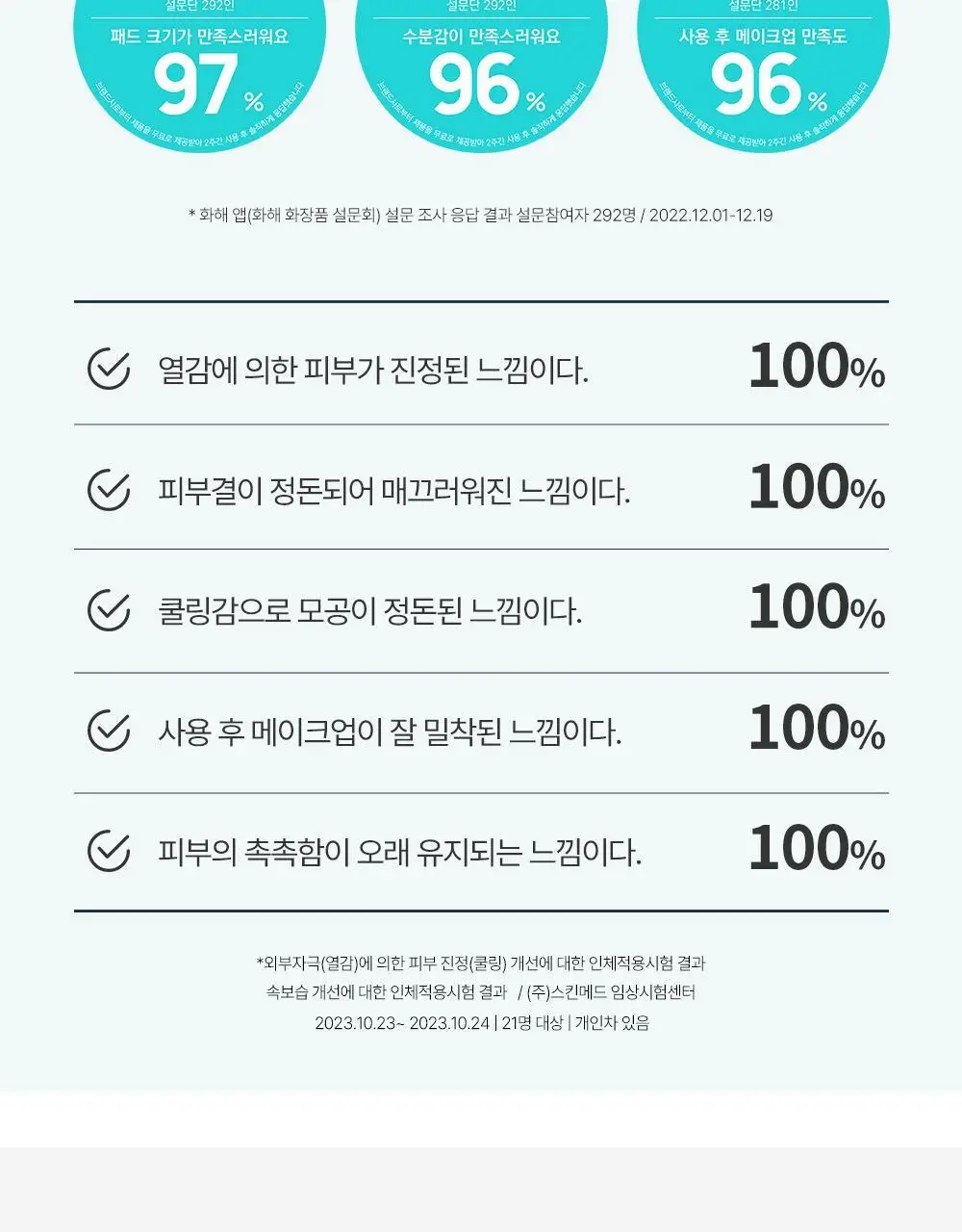 [수분진정/화해1위] 아페리레 순수 블루 빙하수 토너 패드 70매 상세페이지 13